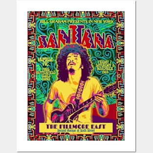 SANTANA MERCH VTG Posters and Art